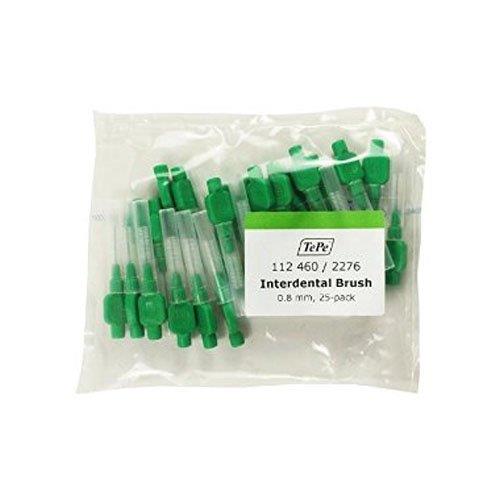 TePe interdental brushes green 0.8 mm bag of 25