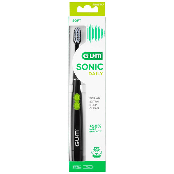 GUM SONIC Daily sonic toothbrush soft black
