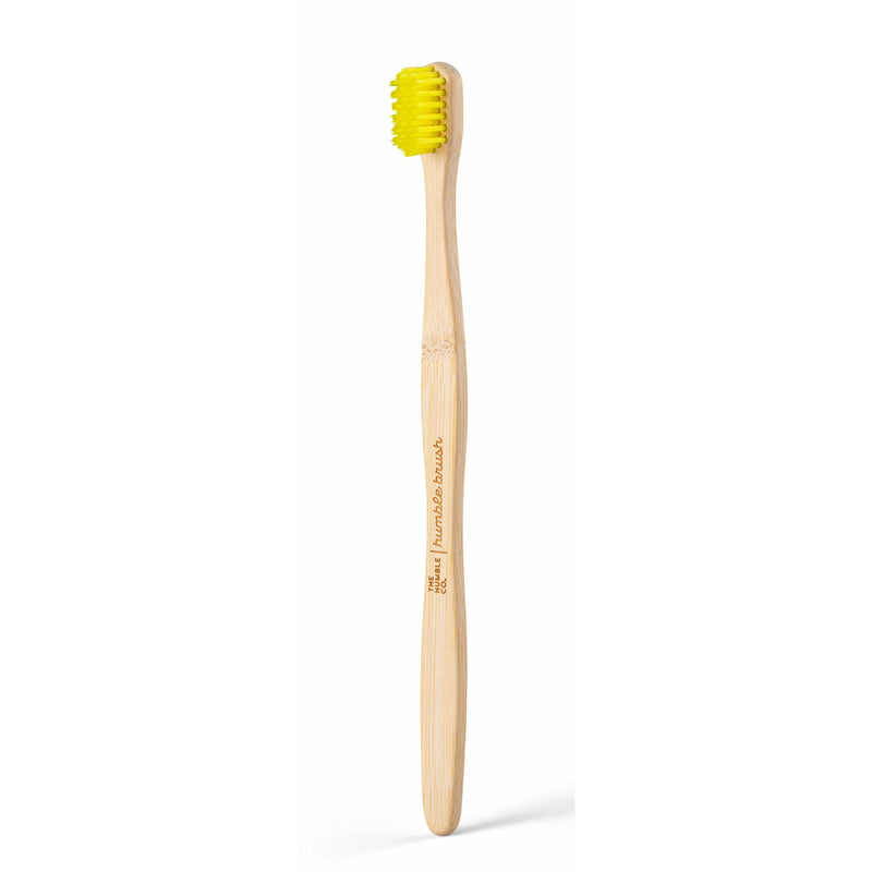 Humble Brush Bambus-Zahnbürste für Erwachsene sensitiv gelb