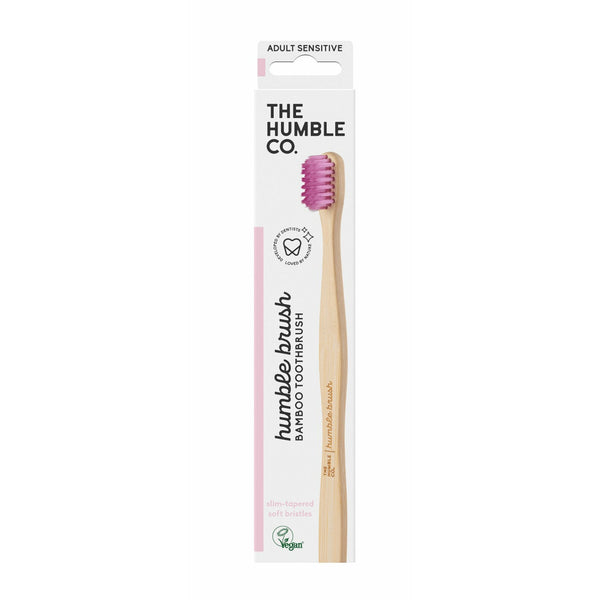 Humble Brush Bambus-Zahnbürste für Erwachsene sensitiv lila