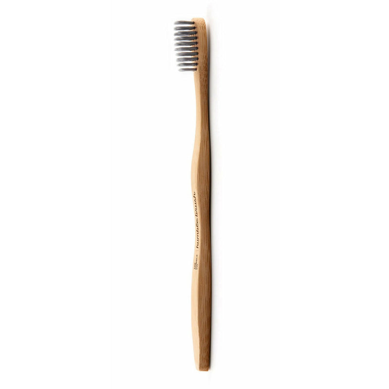 Humble Brush Bambus-Zahnbürste für Erwachsene soft Aktivkohle