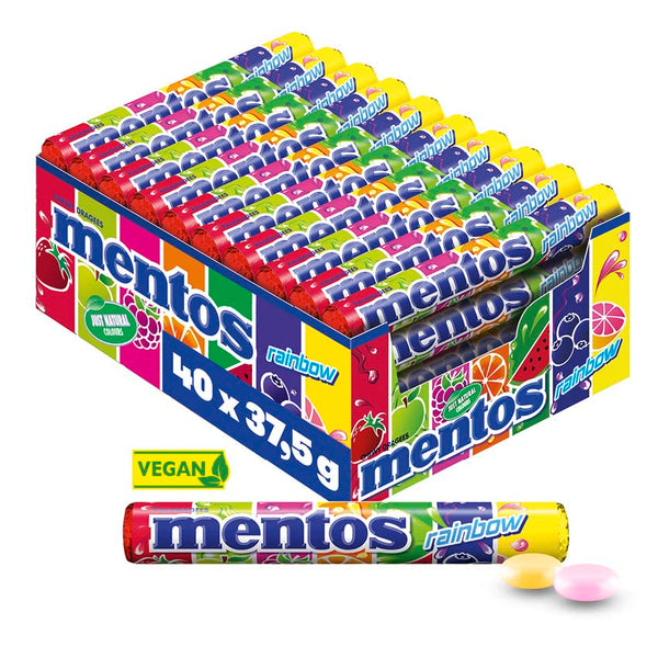 Mentos Rainbow 37,5g, 40er Pack