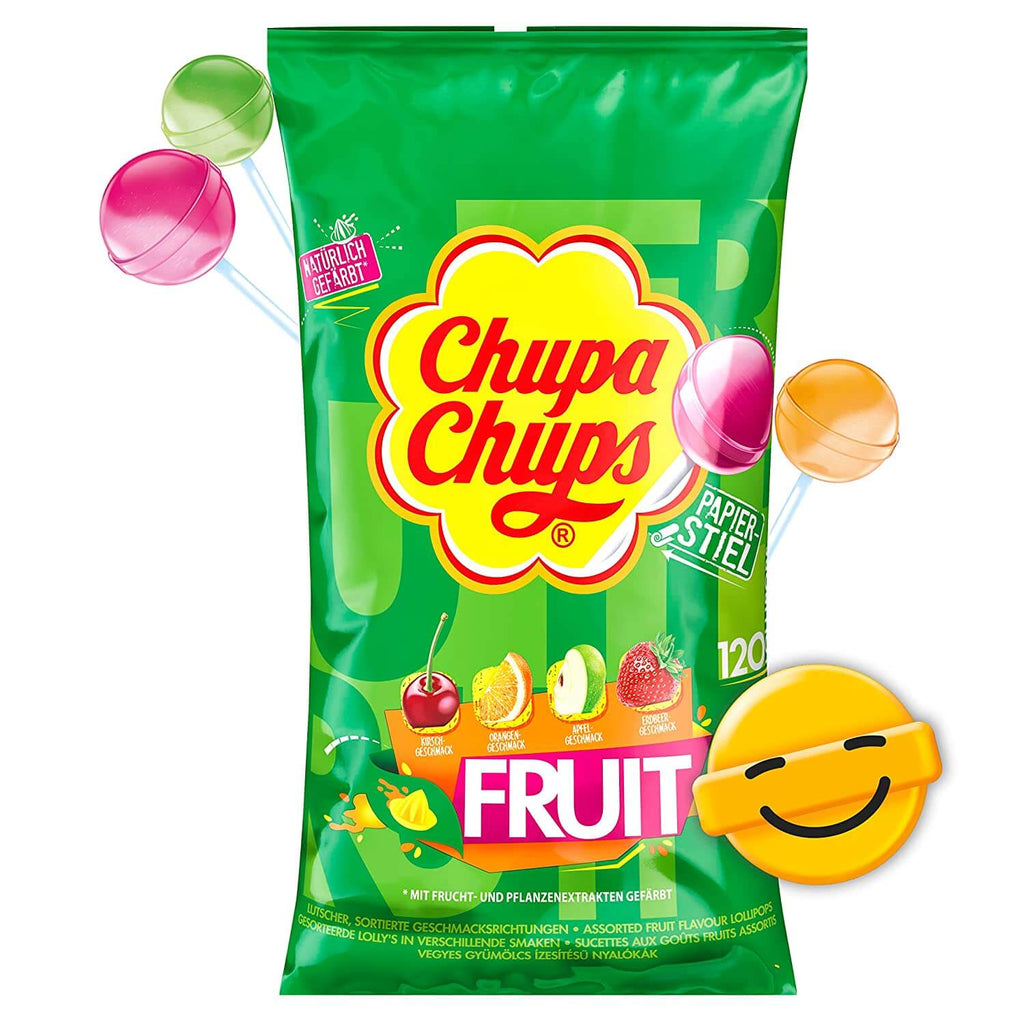 Chupa Chups Original Lutscher 120er Nachfüllbeutel, 1er Pack (1 x 1.4 kg)