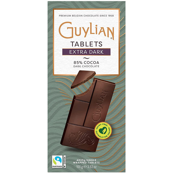 Guylian Belgische Premium Zartbitterschokolade 85% VEGAN 100g Tafel