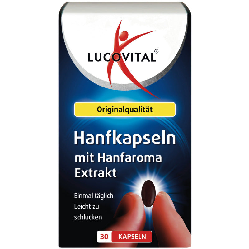Lucovital Hanfkapseln mit Hanfaroma Extrakt 5 mg 30 Kapseln