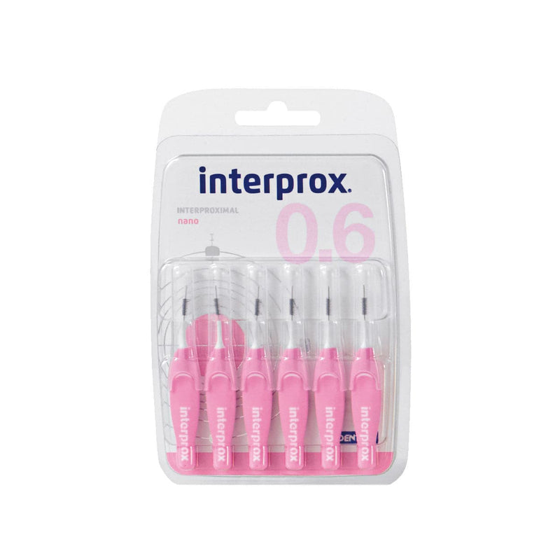 Interprox 4K interdental brushes pink nano pack of 6