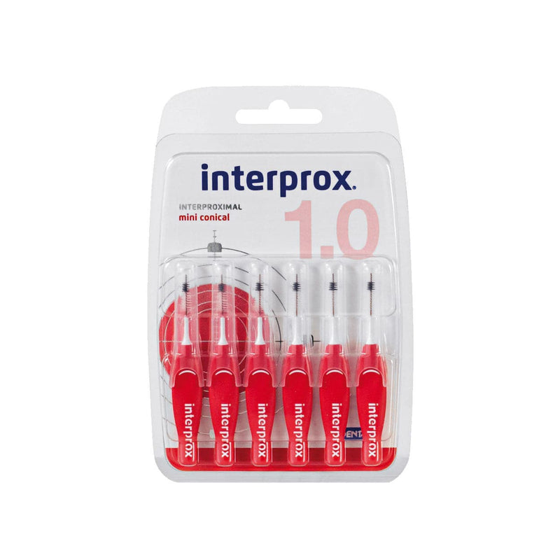 Interprox 4K Interdentalbürsten rot miniconical 6er Pack