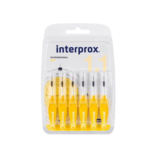 Interprox 4K interdental brushes yellow mini pack of 6