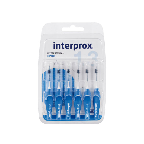 Interprox 4K interdental brushes blue conical pack of 6