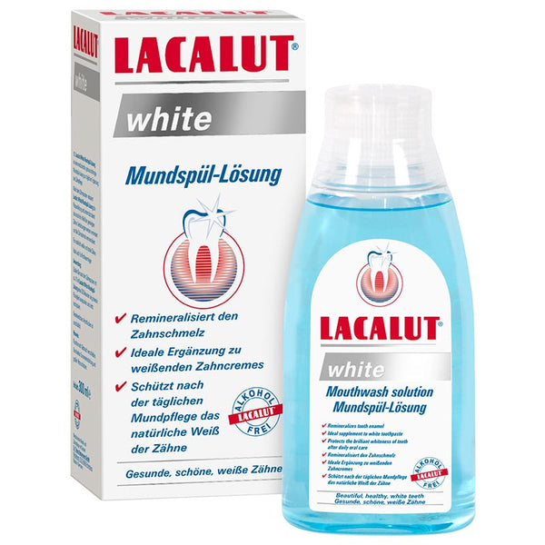 Lacalut white mouthwash solution 300 ml