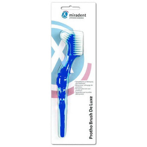 Miradent Protho Brush de luxe Prothesenbürste blau