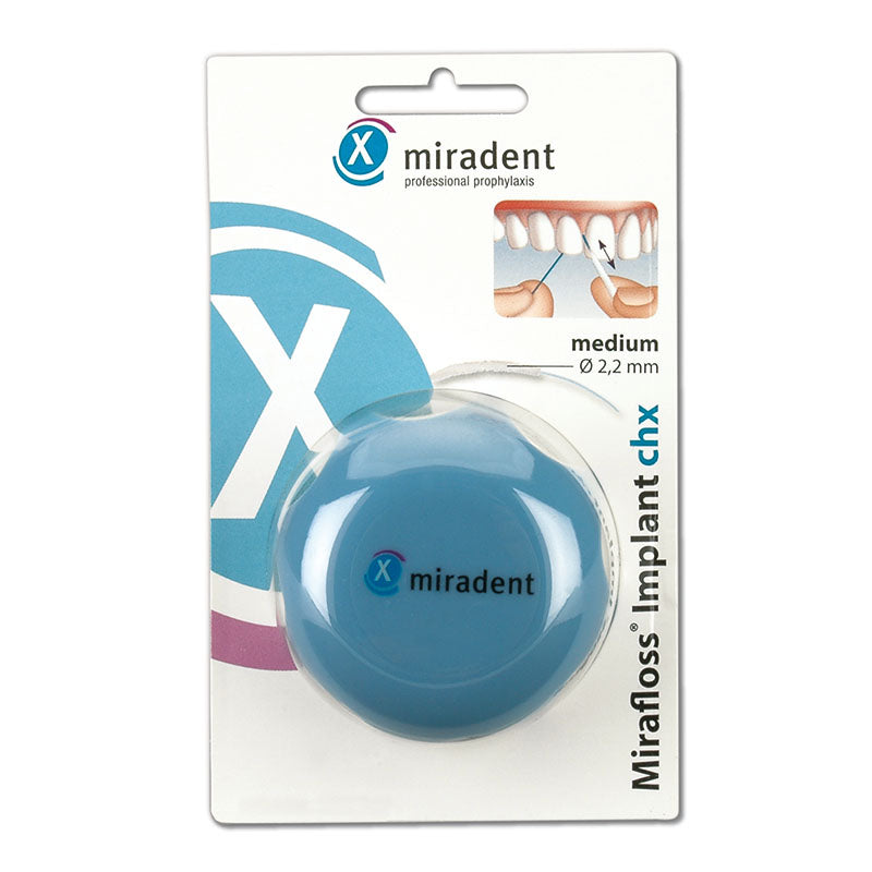 Mirafloss Implant CHX Floss 50 threads medium