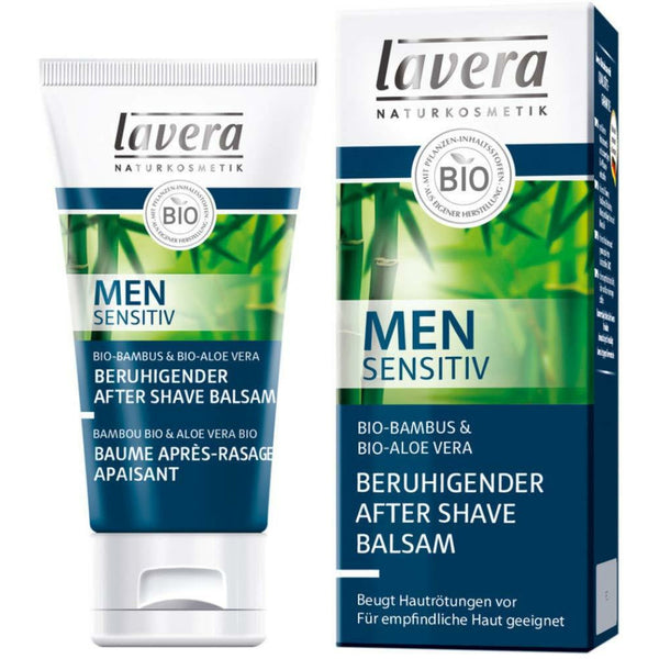 Lavera Men Sensitive Soothing After Shave Balm Organic Bamboo 50ml