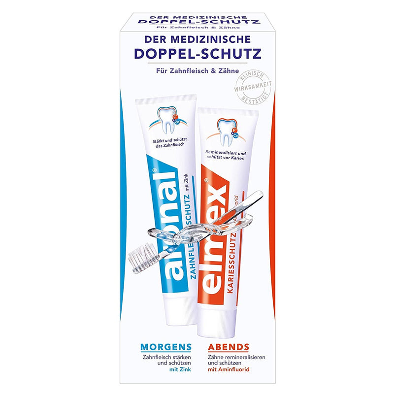 Aronal & Elmex Toothpaste Set 2 x 75 ml