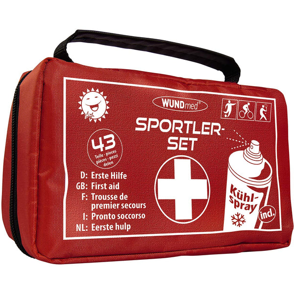 Wundmed first aid kit for athletes, 43 pieces