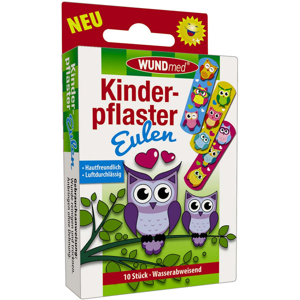Wundmed children's plasters owls 10 pieces