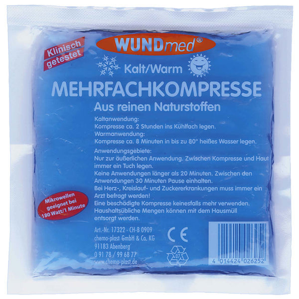Wundmed Mehrfach-Kompresse kalt/warm, 13 x 14 cm 1 Stück