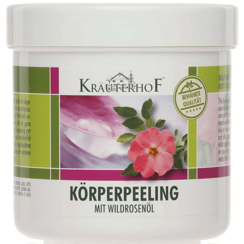 Kräuterhof body peeling with wild rose oil 400g