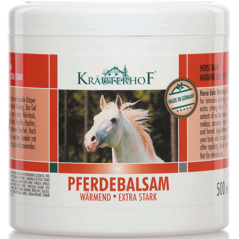 Krauterhof bálsamo para caballos HEAT GEL extra fuerte 500ml