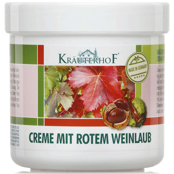 Krauterhof Cream with Red Vine Leaves 250ml