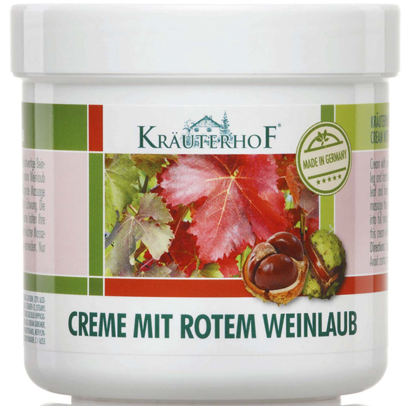 Krauterhof Cream with Red Vine Leaves 100ml