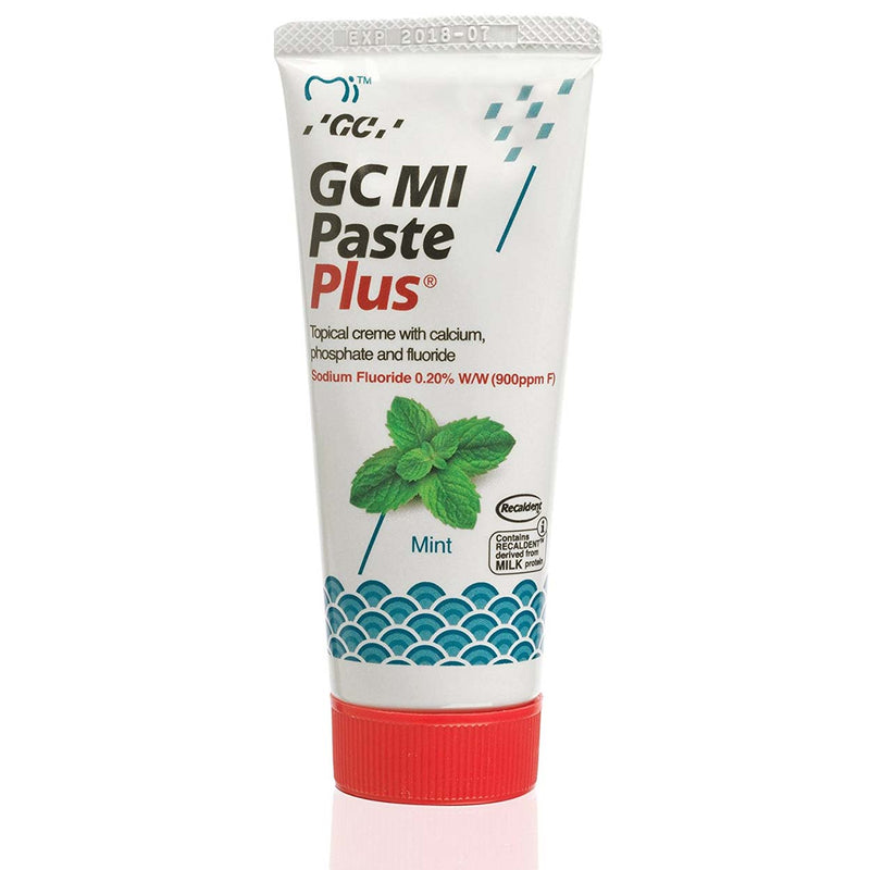 GC MI Paste Plus Zahnschutzcreme mit Fluorid Pfefferminz 40g