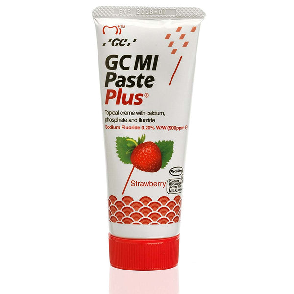 GC MI Paste Plus Zahnschutzcreme mit Fluorid Erdbeere 40g