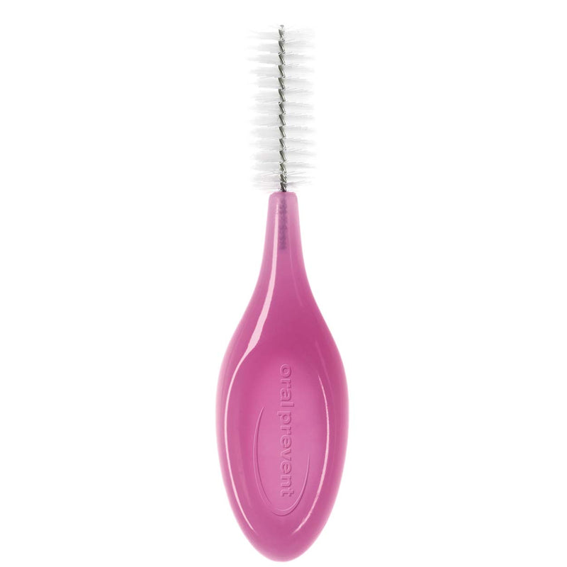Oral-Prevent Interdental Brushes Pack of 6 Smart Grip 7 Purple Wire: 1.10mm - Brush: 7.5mm