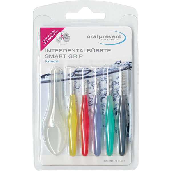 Oral-Prevent interdental brushes Smart Grip 6-pack