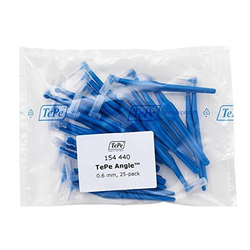 TePe Angle interdental brushes 25 pieces pack blue 0.6mm
