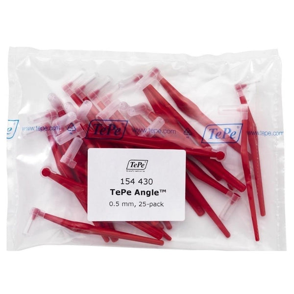 TePe Angle cepillos interdentales pack 25 uds rojo 0,5mm