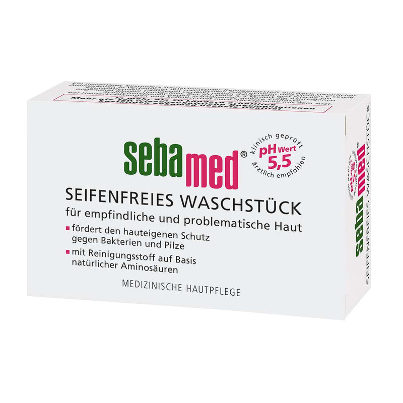 Sebamed Seifenfreies Waschstück 3er Vorteilspack 3 x 100g