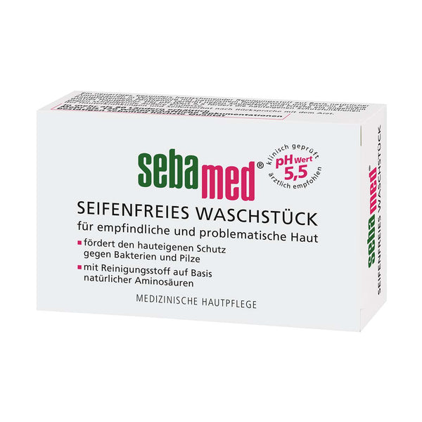 Sebamed soap-free wash bar 150g