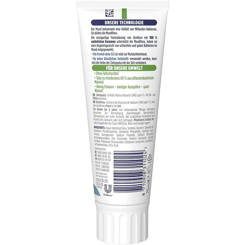 Zendium Gentle White Toothpaste 75ml