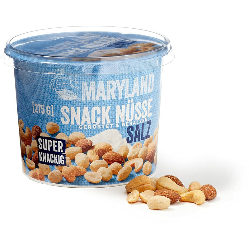 Maryland Snack Nüsse, geröstet und gesalzen 275g