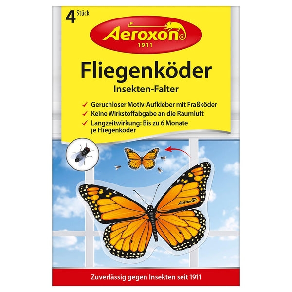 Aeroxon Fliegenköder Insekten-Falter 4 Stück Packung