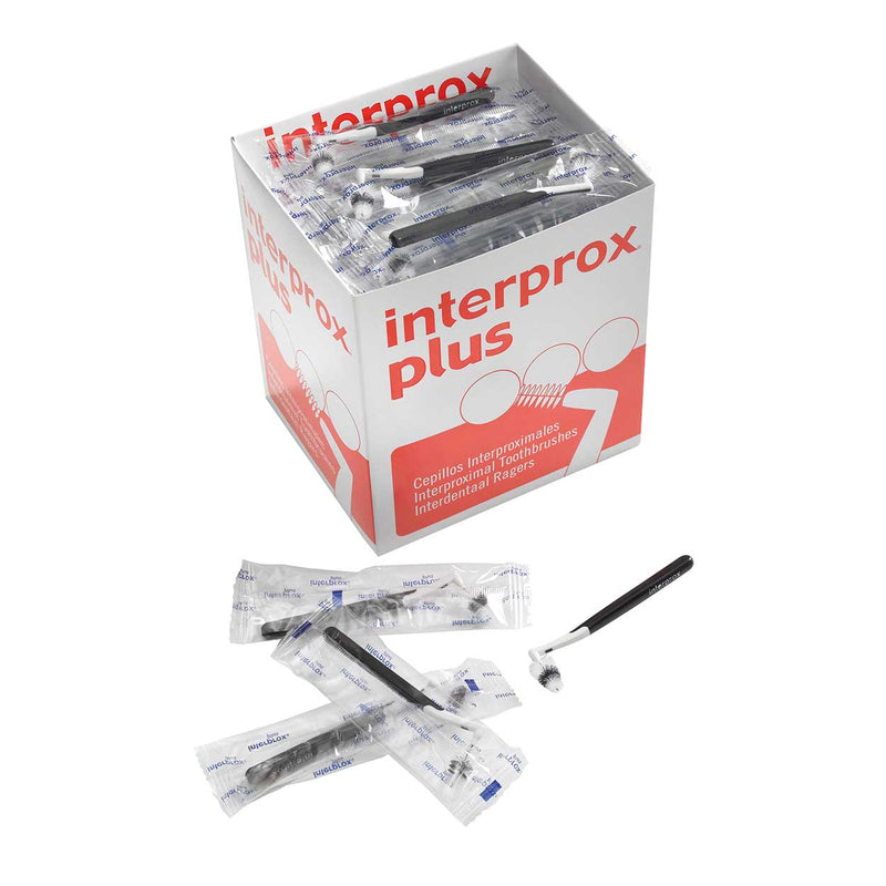 Interprox plus interdental brushes box of 80 black XX-maxi