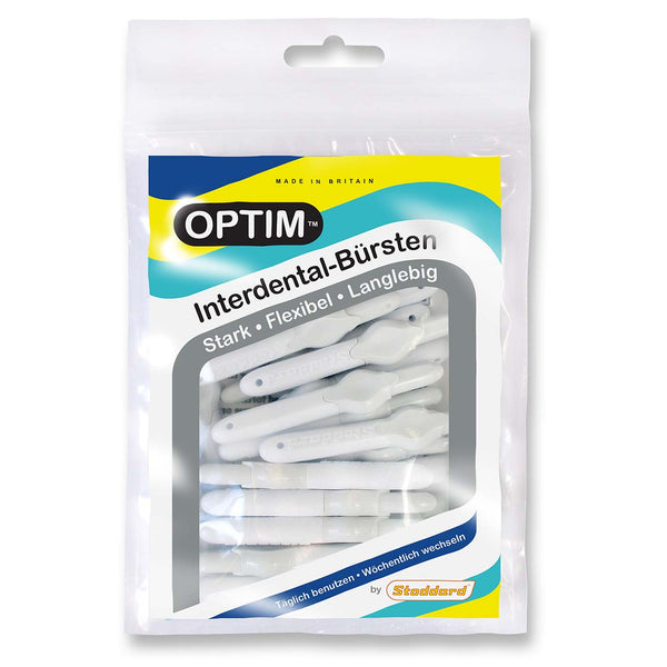 OPTIM interdental brushes pack of 25 white
