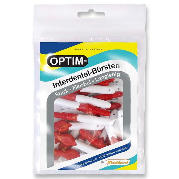 OPTIM Interdentalbürsten 25er Pack rot