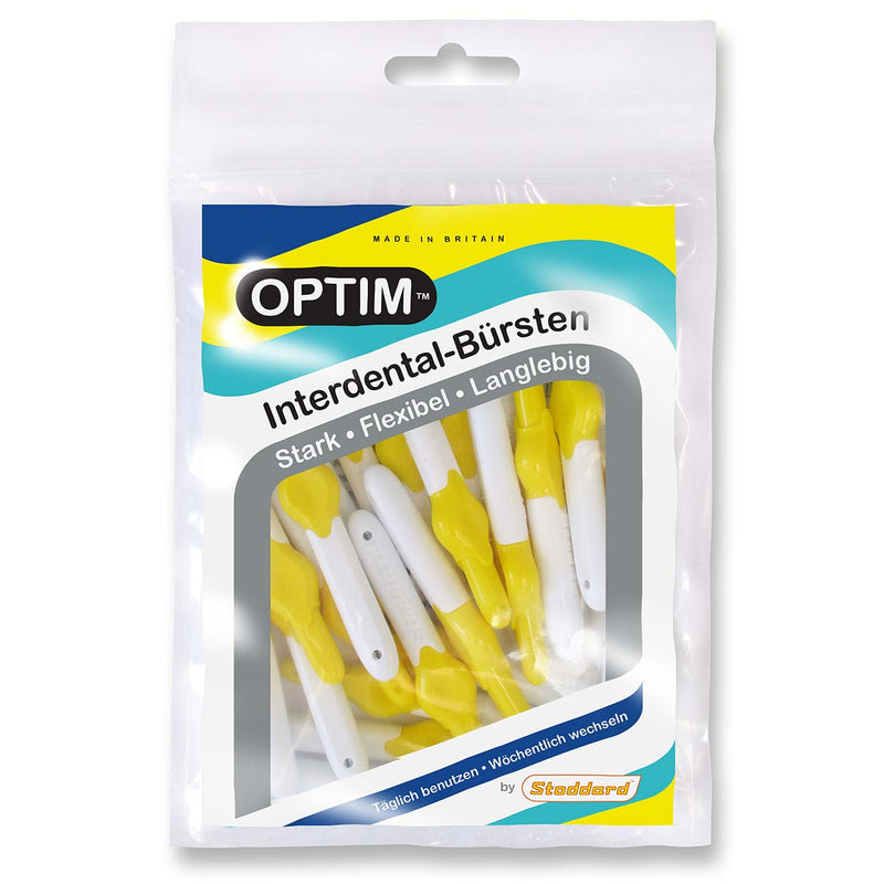 OPTIM interdental brushes pack of 25 yellow