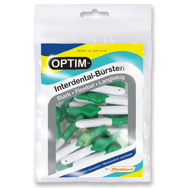 OPTIM interdental brushes pack of 25 green