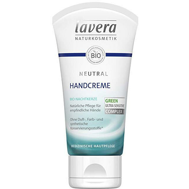 Lavera Handcreme Neutral Bio-Nachtkerze & Bio-Sheabutter 3er Vorteilspack (3 x 50ml)