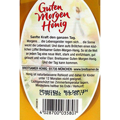 Breitsamer-Honig Spender Guten Morgen Honig (Obstblüte) 350g