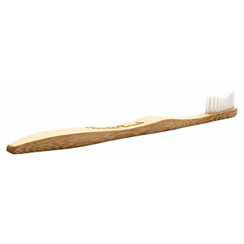 Humble Brush bamboo toothbrush for adults soft white