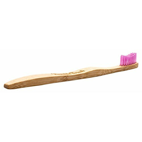 Humble Brush bamboo toothbrush for adults soft purple