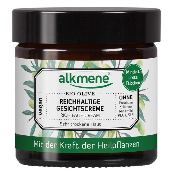 alkmene Rich Face Cream Organic Olive 50ml