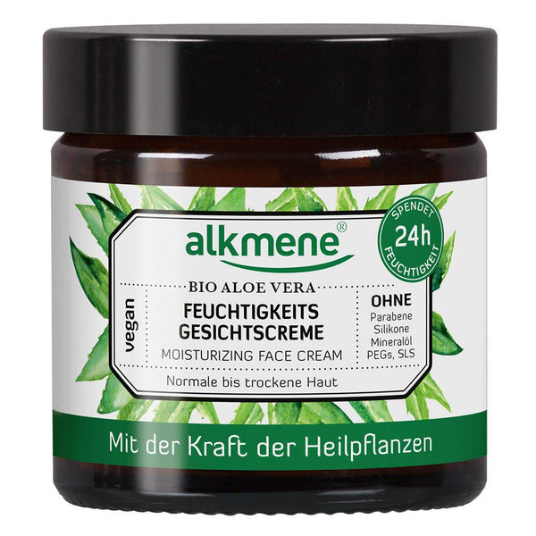 alkmene moisturizing face cream organic aloe vera 50ml