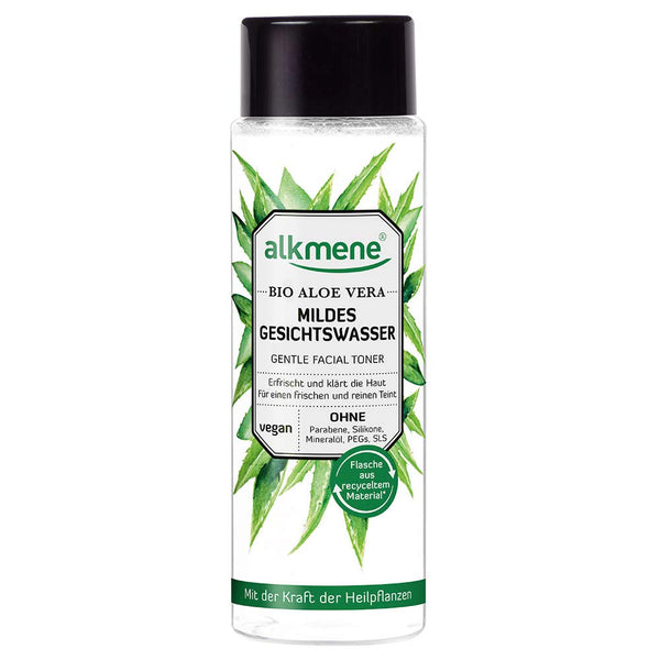 alkmene mild facial toner organic aloe vera 200ml