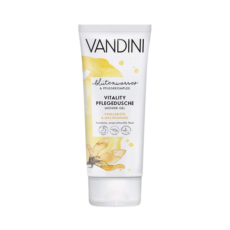 VANDINI VITALITY Pflegedusche Vanilleblüte & Macadamiaöl 3 x 200ml