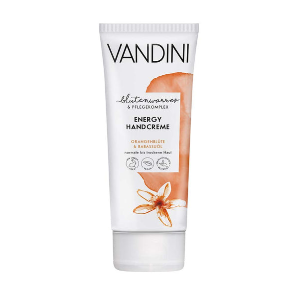 VANDINI ENERGY hand cream orange blossom & babassu oil 75 ml
